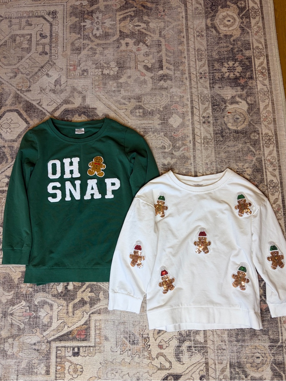 Kids Gingerbread long sleeve shirts
